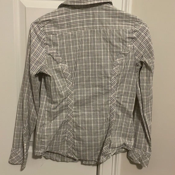 Express - The Essential Shirt - Striped Button Up Collared Dress Shirt - XS - Picture 3 of 3